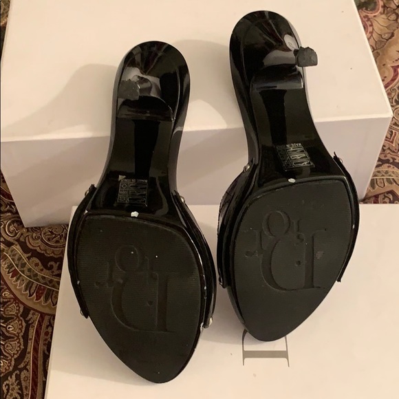 CHRISTIAN DIOR Black High Heel Sandal - Picture 7 of 8